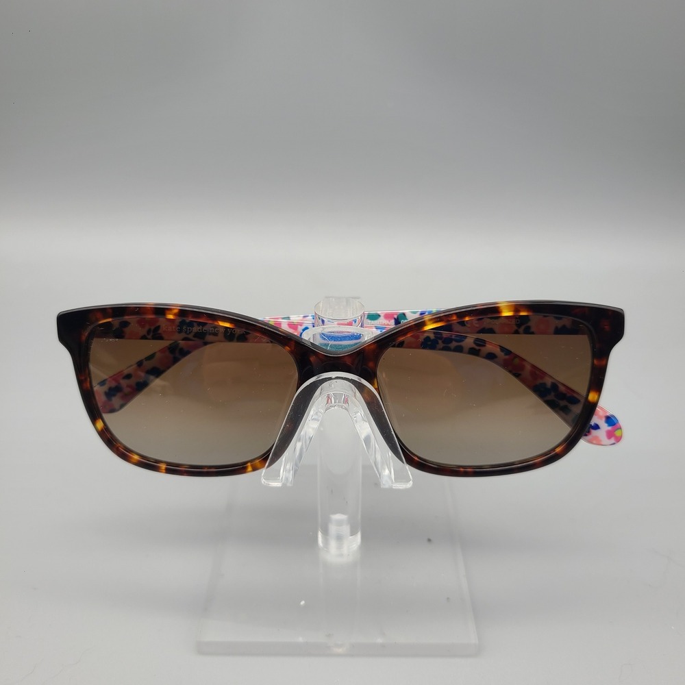 Kate Spade Tabitha/S Polarized Sunglasses Tortoise Floral 086LA 53-17-140